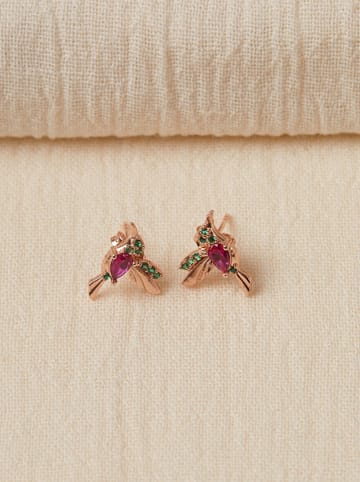 Lodie Silver Srebrne kolczyki-wkrętki z cyrkoniami