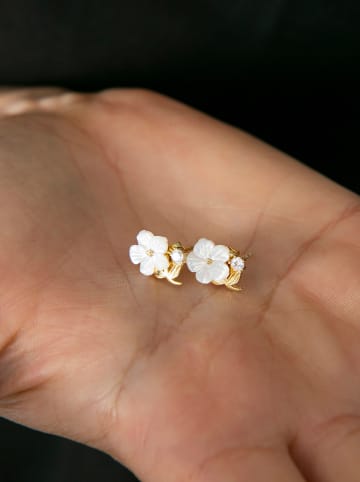 Lodie Silver Zilveren oorstekers met edelstenen