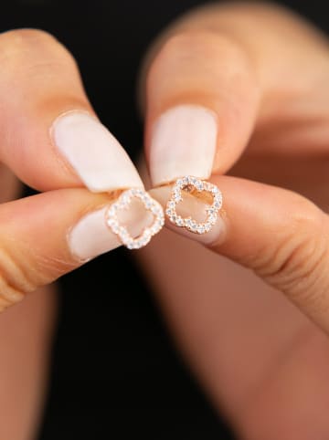 Lodie Silver Zilveren oorstekers met edelstenen