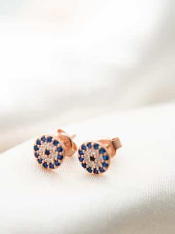 Lodie Silver Zilveren oorstekers met edelstenen