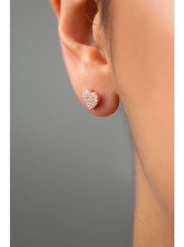 Lodie Silver Zilveren oorstekers met edelstenen