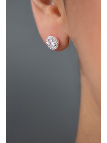 Lodie Silver Zilveren oorstekers met edelstenen