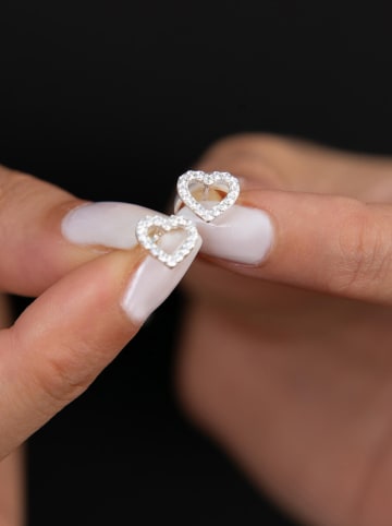 Lodie Silver Srebrne kolczyki-wkrętki z cyrkoniami