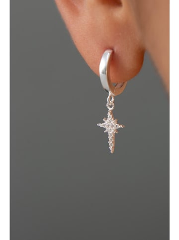 Lodie Silver Silber-Creolen mit Edelsteinen