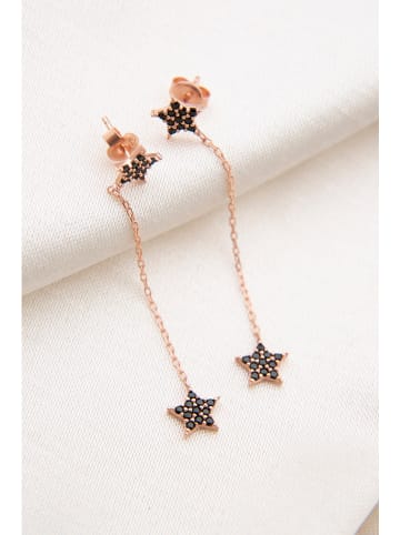 Lodie Silver Zilveren oorstekers met edelstenen