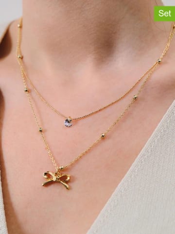 Lodie Silver 2-delige set: kettingen met sierelementen