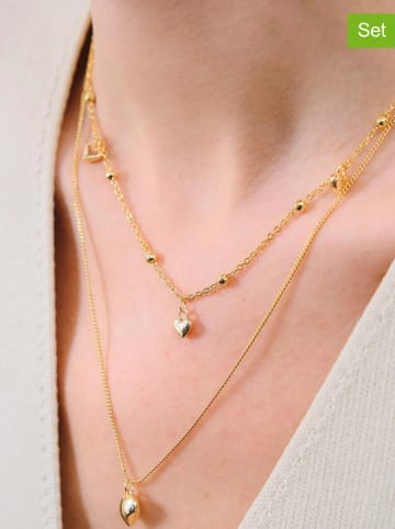 Lodie Silver 2-delige set: kettingen met sierelementen