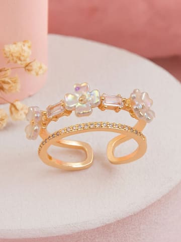 Lodie Silver Ring met edelstenen