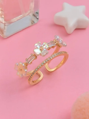 Lodie Silver Ring met edelstenen