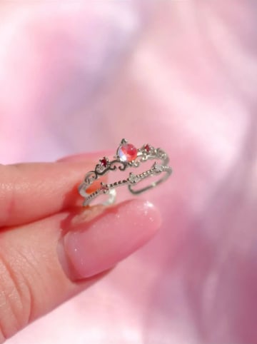 Lodie Silver Ring met edelstenen