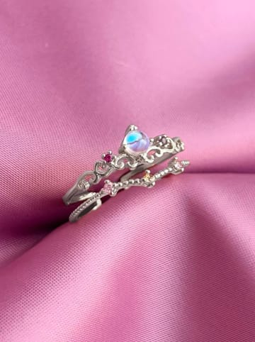 Lodie Silver Ring met edelstenen