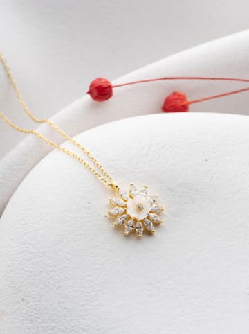 Lodie Silver Pozłacany naszyjnik z zawieszką - dł. 42 cm