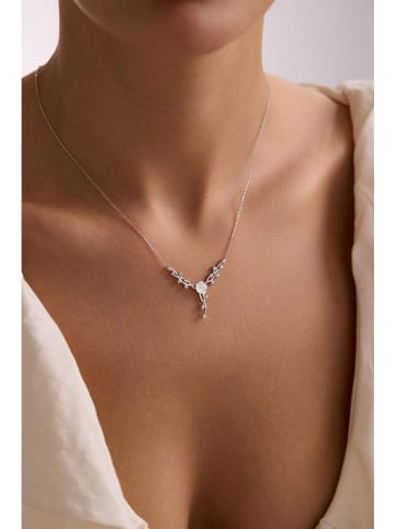 Lodie Silver Srebrny naszyjnik z cyrkoniami - dł. 42 cm