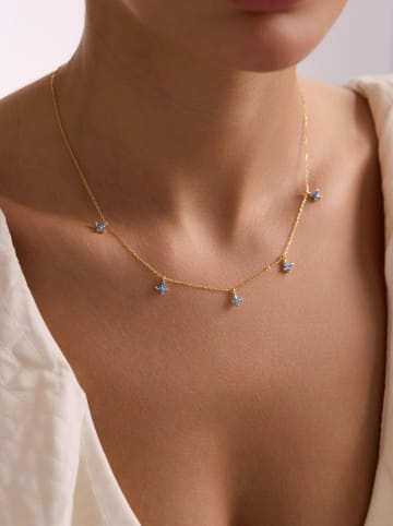 Lodie Silver Vergulde ketting met sierelementen - (L)42 cm