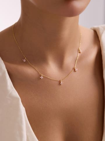 Lodie Silver Vergulde ketting met sierelementen - (L)42 cm