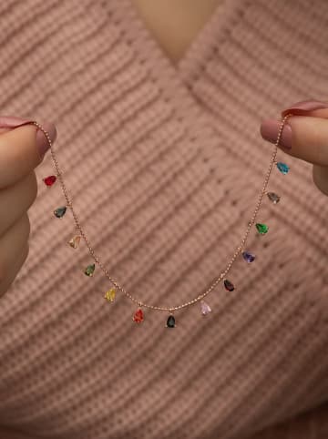 Lodie Silver Zilveren ketting met sierelementen - (L)43 cm