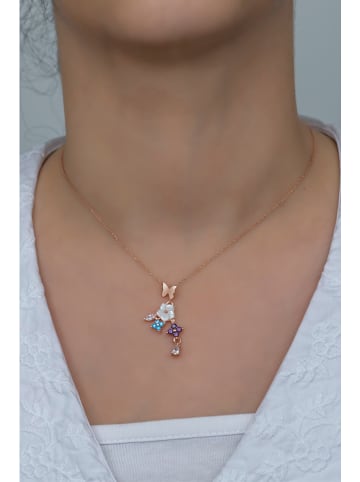 Lodie Silver 2-delige sieradenset met edelstenen