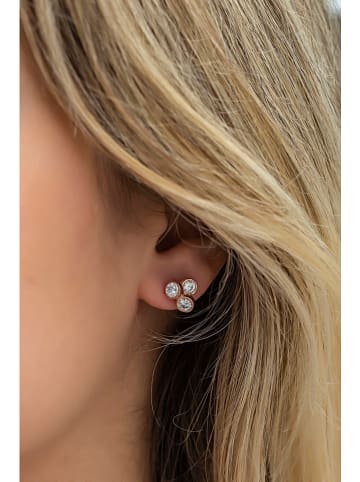 Lodie Silver Zilveren oorstekers met edelstenen