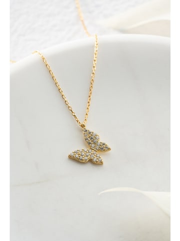 Lodie Silver Srebrny naszyjnik z cyrkoniami - dł. 42 cm