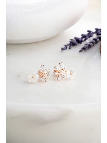 Lodie Silver Zilveren oorstekers met edelstenen