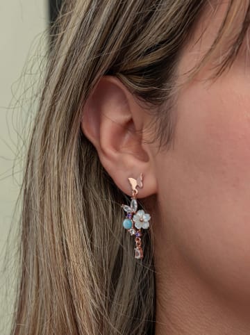 Lodie Silver Zilveren oorstekers met edelstenen