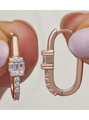 Lodie Silver Silber-Creolen mit Edelsteinen