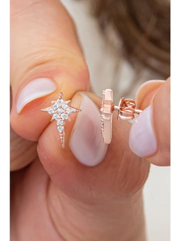 Lodie Silver Zilveren oorstekers met edelstenen