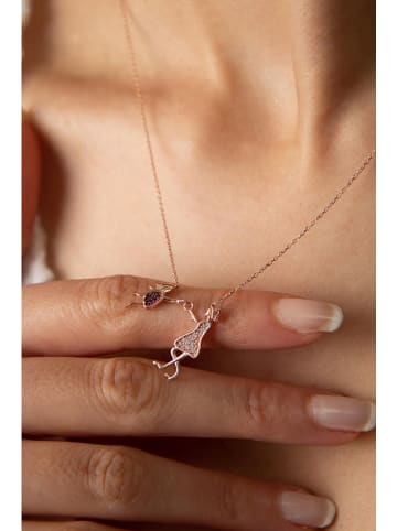 Lodie Silver Zilveren ketting met sierelement - (L)43 cm