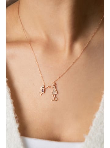 Lodie Silver Zilveren ketting met sierelement - (L)43 cm