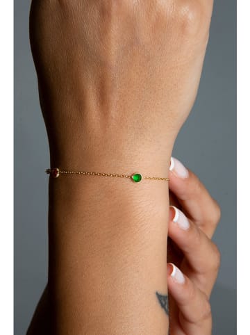 Lodie Silver Zilveren armband met edelstenen