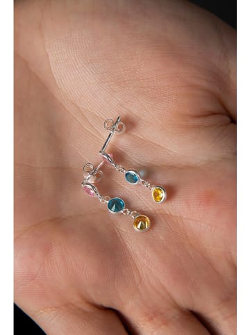 Lodie Silver Silber-Ohrstecker mit Edelsteinen