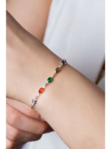Lodie Silver Zilveren armband met sierelementen