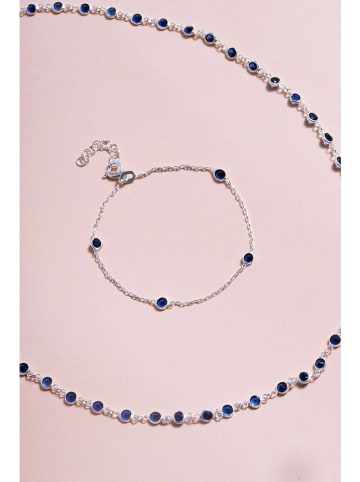 Lodie Silver 2tlg. Schmuckset mit Edelsteinen