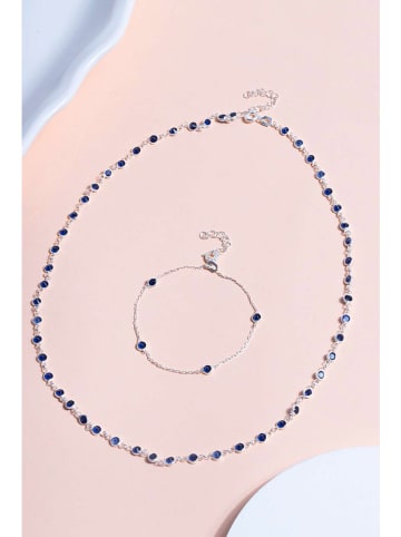 Lodie Silver 2-częściowy zestaw biżuterii z cyrkoniami