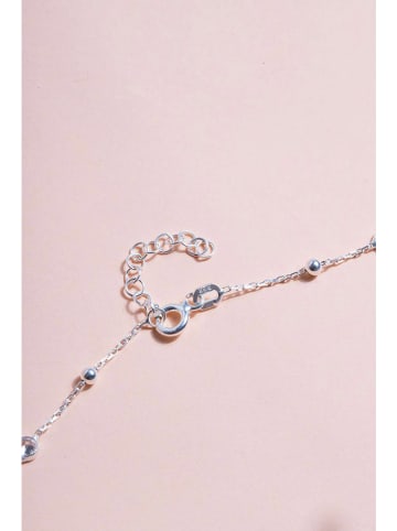 Lodie Silver Zilveren ketting met edelstenen - (L)43 cm