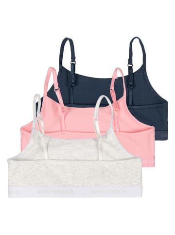 Converse 3-delige set: sportbeha's meerkleurig