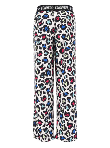 Converse Spodnie piżamowe w kolorze biało-czarnym ze wzorem