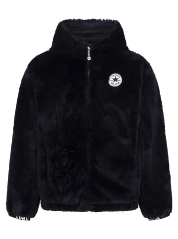 Converse Fleecejacke in Schwarz