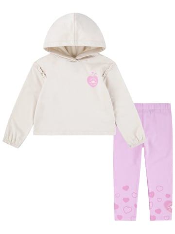 Converse 2tlg. Outfit in Creme/ Rosa