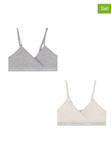 Converse 2-delige set: bustiers grijs/beige