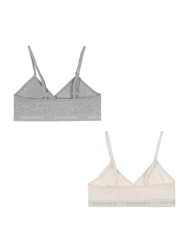 Converse 2-delige set: bustiers grijs/beige