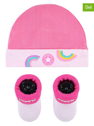 Converse 2tlg. Erstlingsset in Pink/ Rosa