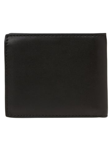 Marc O'Polo Leder-Geldbörse in Schwarz - (B)11 x (H)9 x (T)2 cm