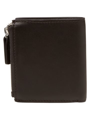 Marc O'Polo Leder-Geldbörse in Braun - (B)9 x (H)10 x (T)2 cm
