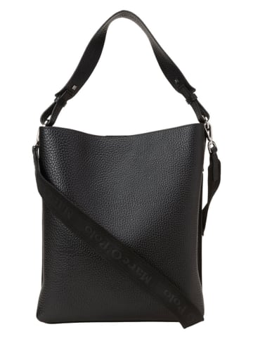 Marc O'Polo Skórzana torebka w kolorze czarnym - 26 x 33 x 12 cm