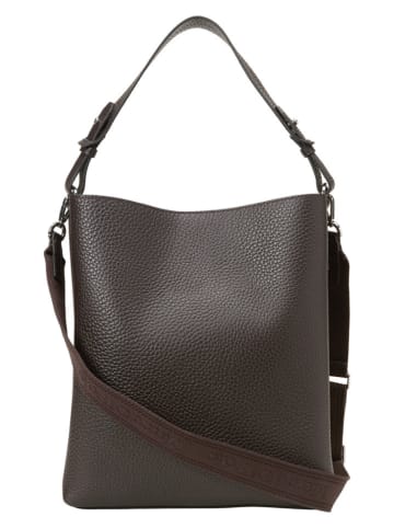 Marc O'Polo Skórzana torebka w kolorze brązowym - 26 x 33 x 12 cm