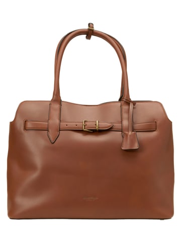 Marc O'Polo Leder-Shopper in Hellbraun - (B)42 x (H)32 x (T)13 cm
