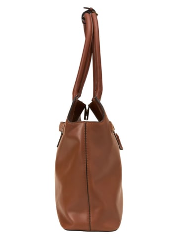 Marc O'Polo Leder-Shopper in Hellbraun - (B)42 x (H)32 x (T)13 cm