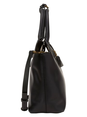 Marc O'Polo Leder-Henkeltasche in Schwarz - (B)36 x (H)27 x (T)12,5 cm