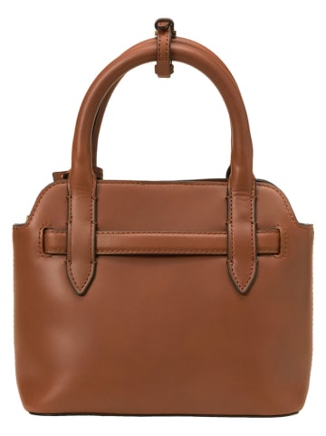 Marc O'Polo Skórzana torebka w kolorze brązowym - 23 x 14 x 10 cm